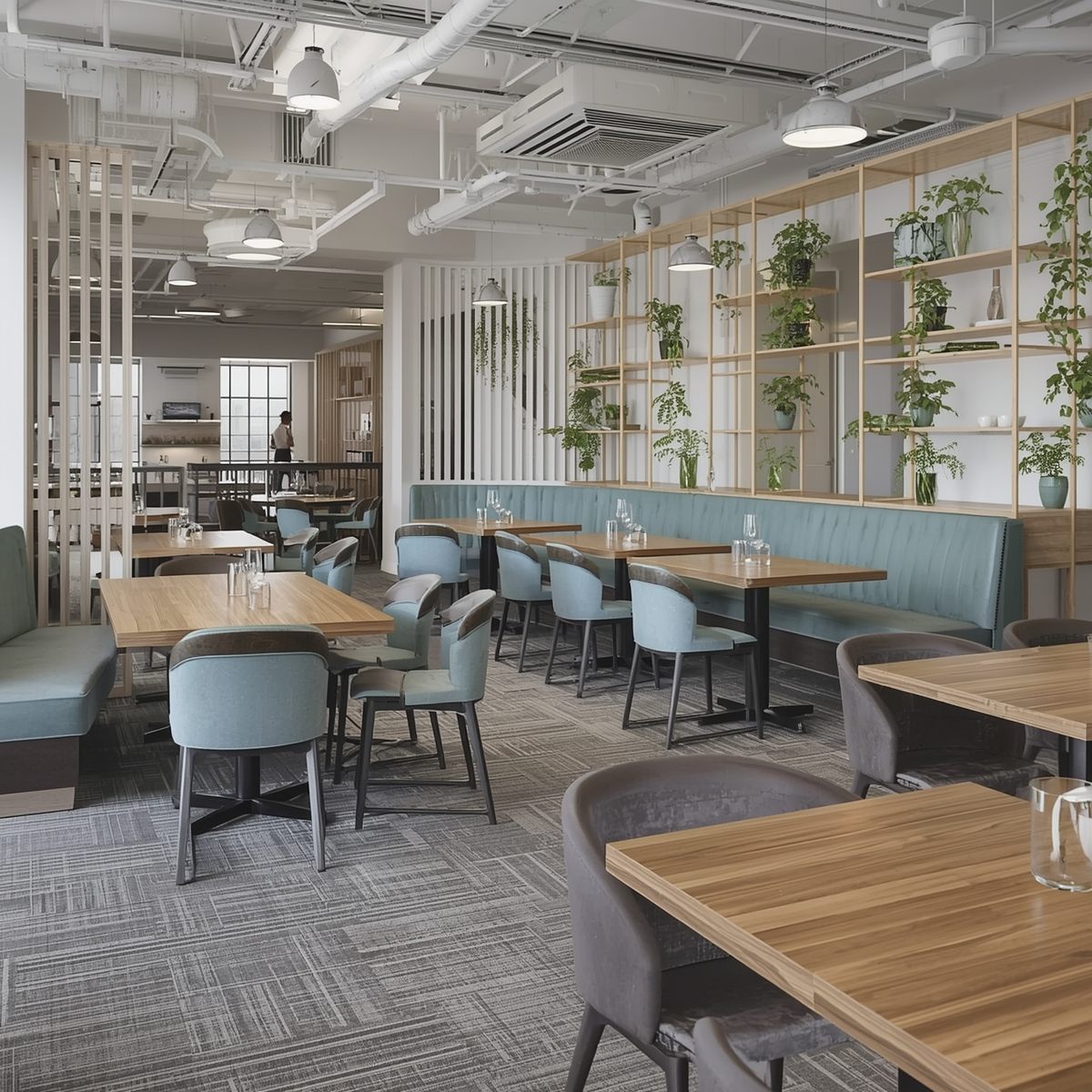 Modern wood and metal desk by Cyclestationis